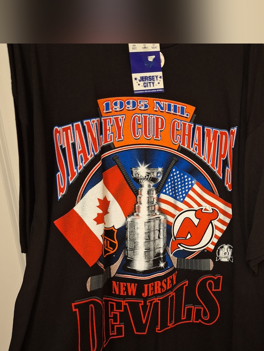 New Jersey Devils 90s XL T-Shirt NWT